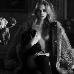 Cara Delevingne Topless Photoshoot