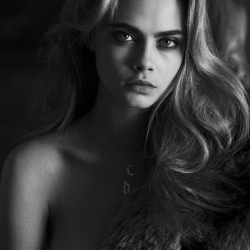 Cara Delevingne Topless Photoshoot