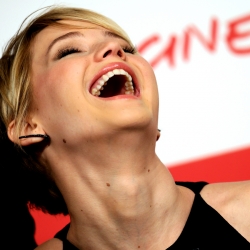 Jennifer Lawrence sideboob at premiere in Rome
