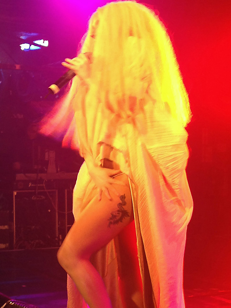 Lady gaga strips on stage