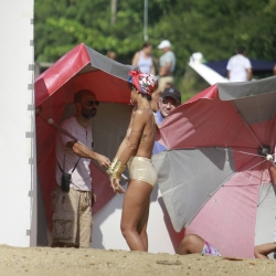 Rihanna topless for Vogue Brazil